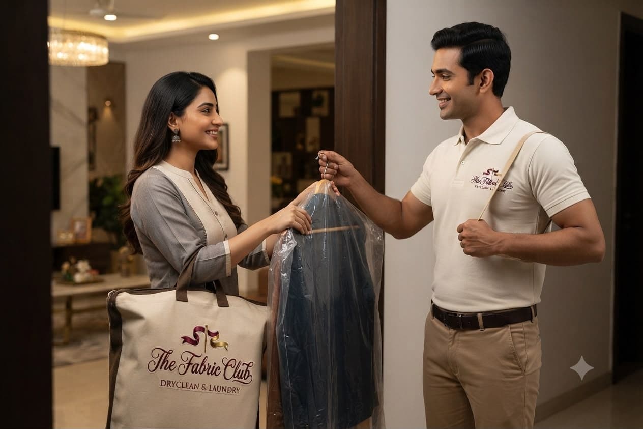 Doorstep pickup and delivery by Fabric Club